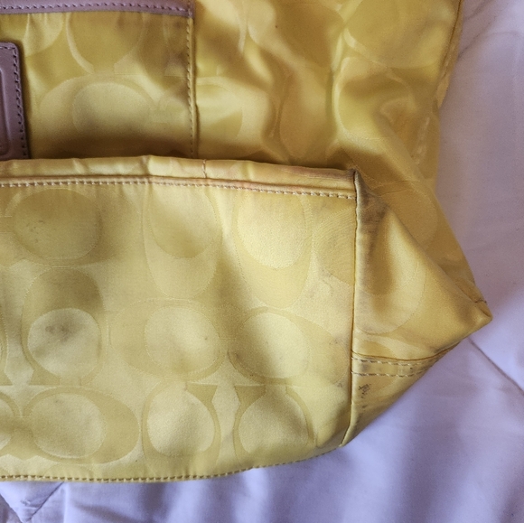 Yellow Coach Purse - Picture 13 of 16